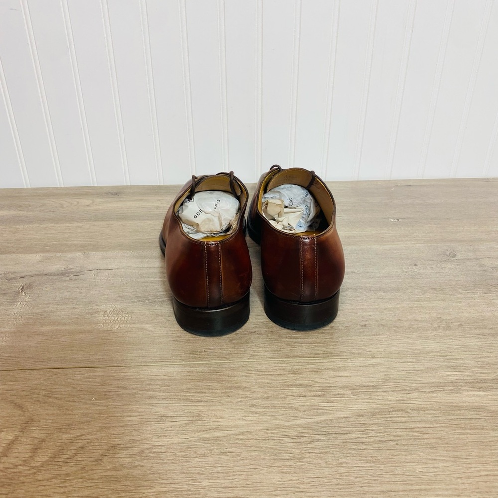 Magnanni Rich Brown Leather Oxfords - Picture 6 of 13